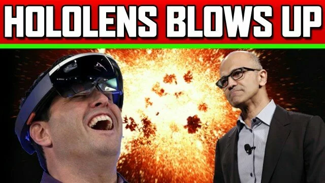 Microsoft Hololens Blows Up with SpaceX Falcon 9 Rocket Explodes